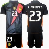 Dres Argentína Emiliano Martinez #23 Brankarsky Domáci pre deti Copa America 2024 Krátky Rukáv (+ trenírky)